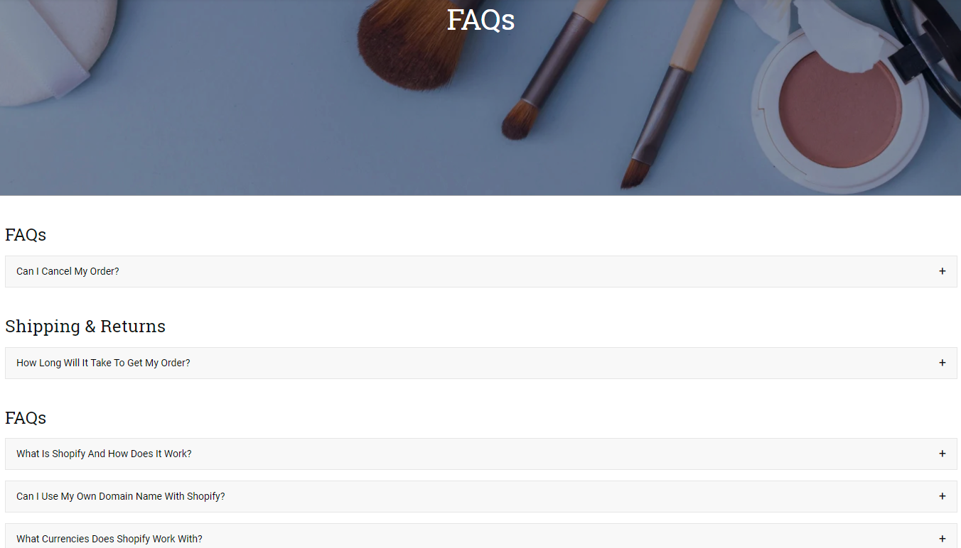 Main features of the Viola Shopify theme 3
